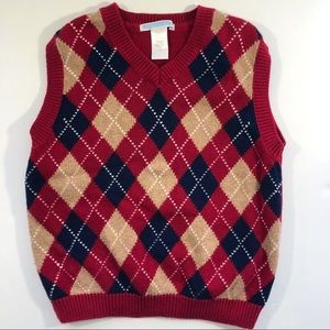 Janie and Jack Boys Argyle Sweater Vest
